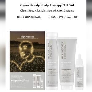 FRESH BATCH Paul Mitchell Clean Beauty Scalp Care Set- SPECIAL EDITION SET